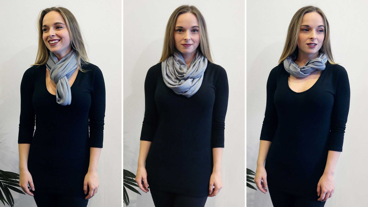 8 Ways to Style How to Wear an Infinity Scarf Henkaa