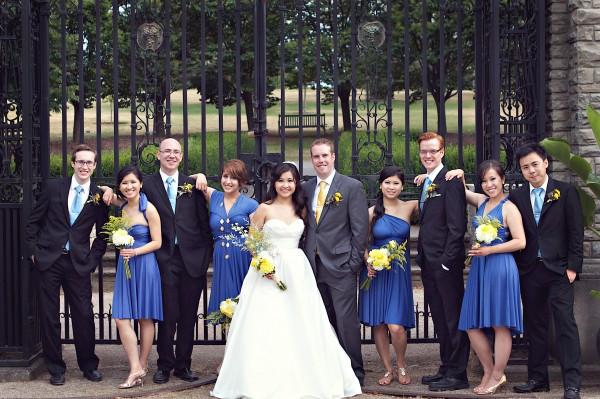 Real Weddings: Julia & Jason's Periwinkle Blue Wedding