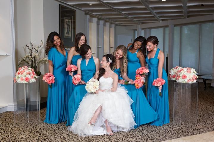 Real Weddings: Julie's Turquoise Teal Wedding