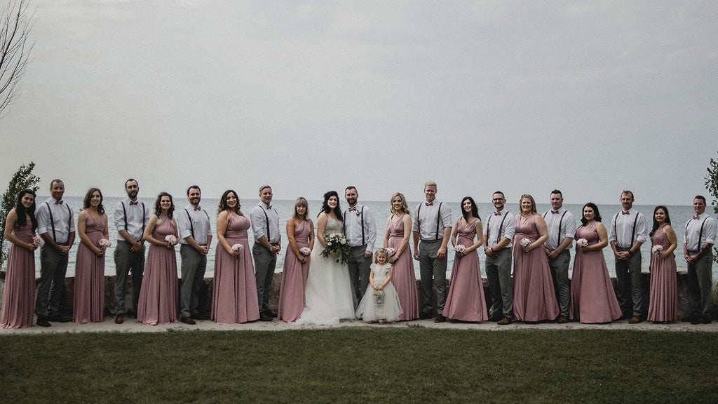 Real Weddings: Sarah & Kyle's Moody Beachside Wedding