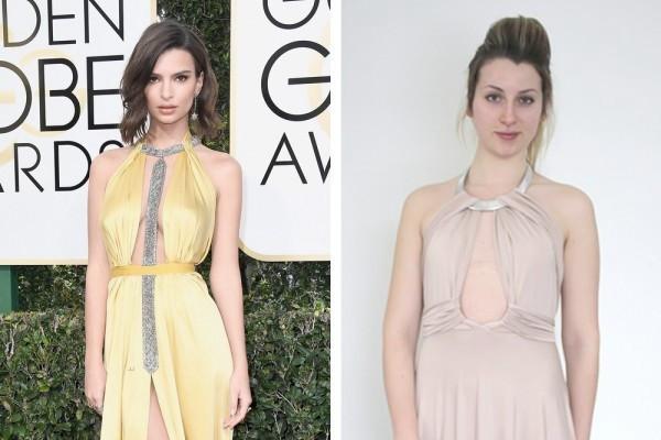 Steal Her Style: Emily Ratajkowski 2017 Golden Globes  Henkaa