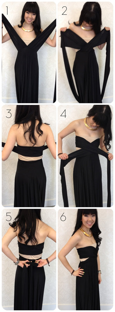 How to Get a Cutout Look with a Convertible Dress