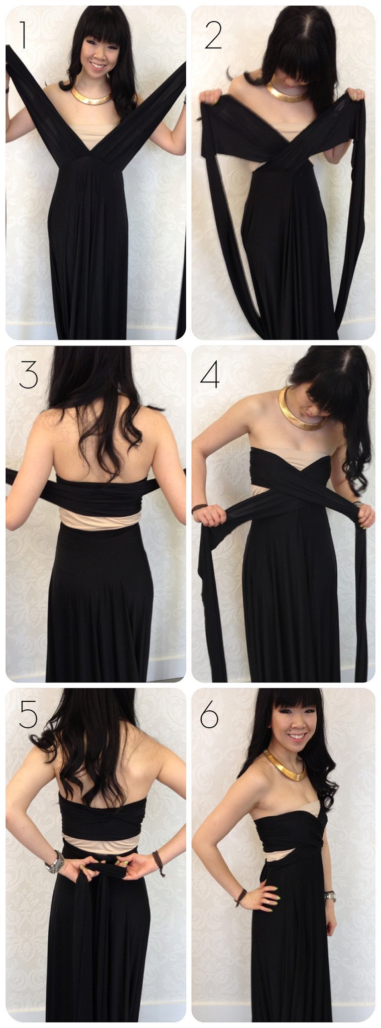 How to Get a Cutout Look with a Convertible Dress – Henkaa