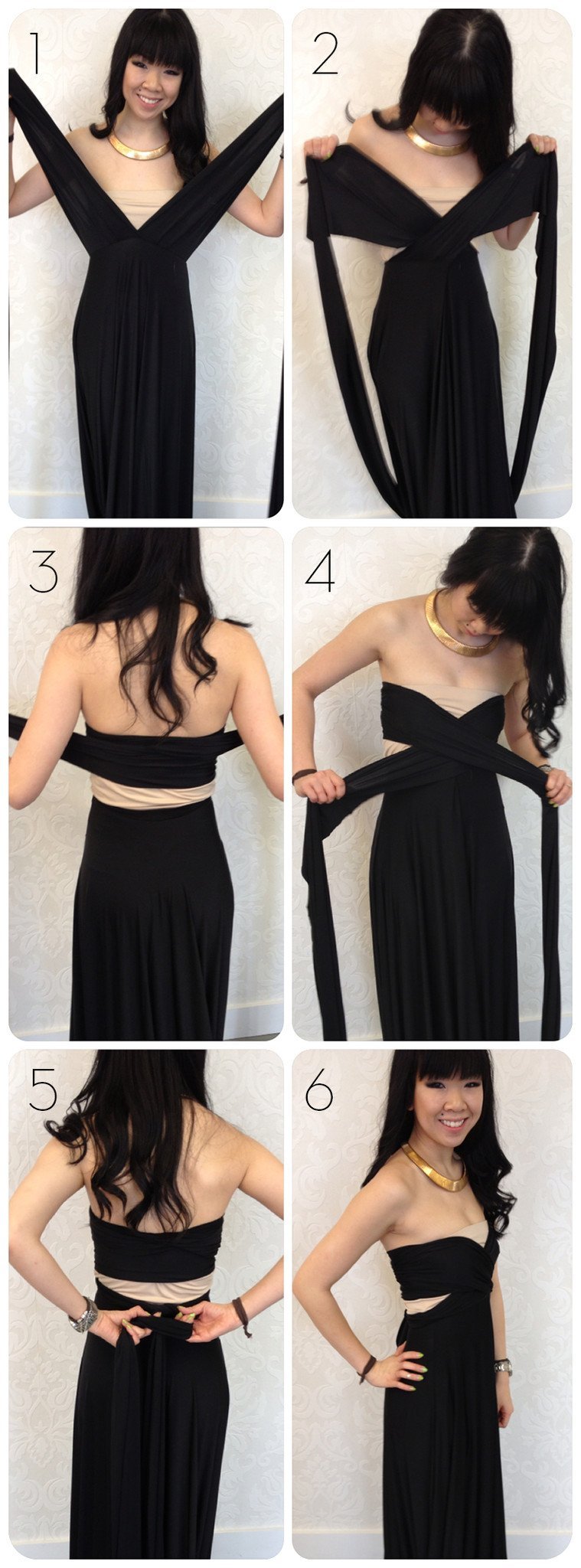 Ways to tie a convertible maxi dress Outlet