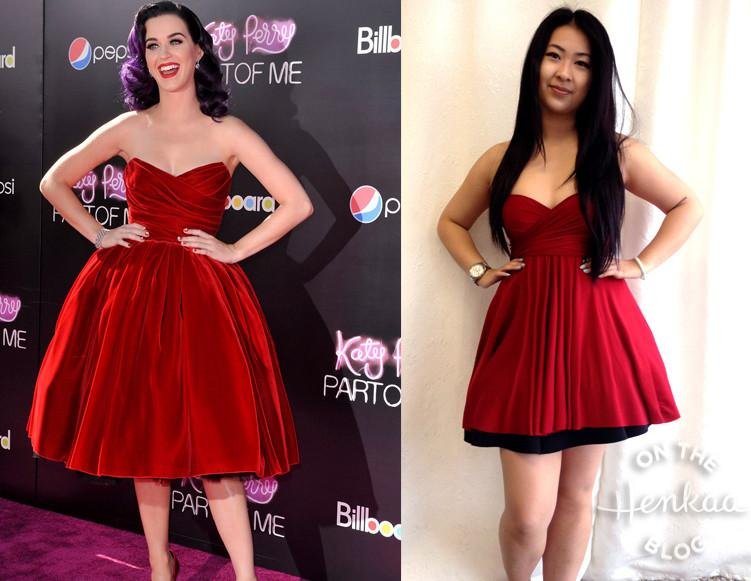 Steal Her Style: Katy Perry Red Dress Henkaa Steal Her Style: Katy Perry Red Dress Henkaa