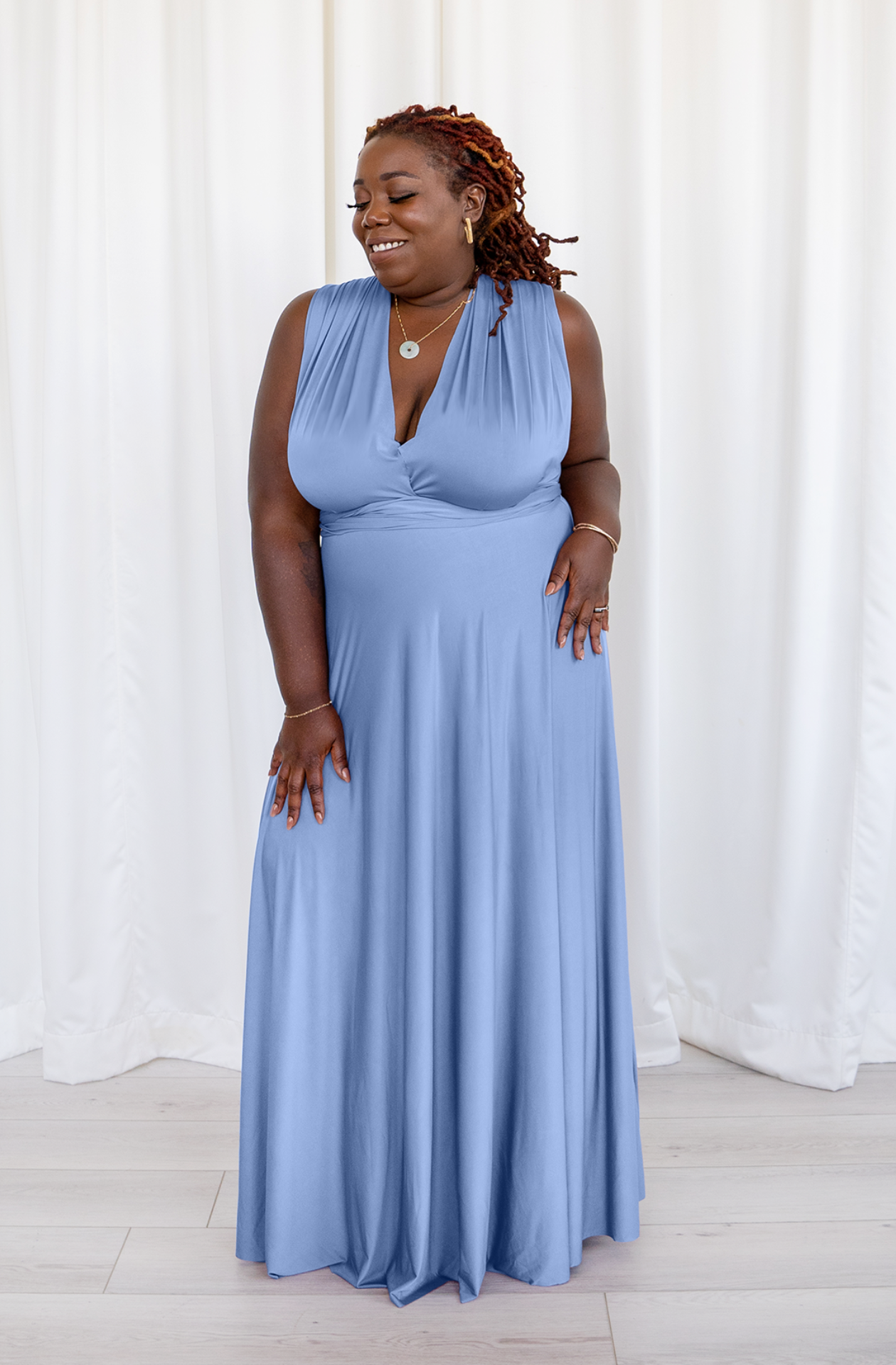 Blue maxi dress clearance formal
