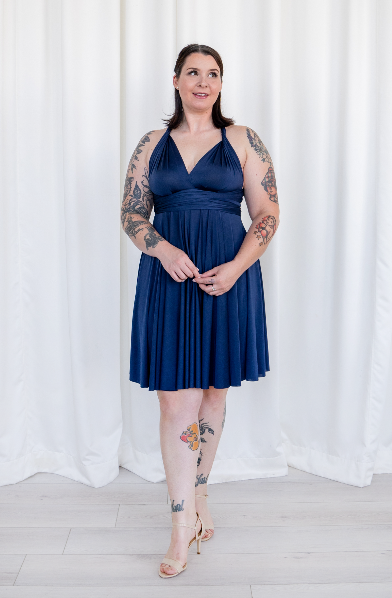 Convertible infinity bridesmaid wrap dress plus size deals