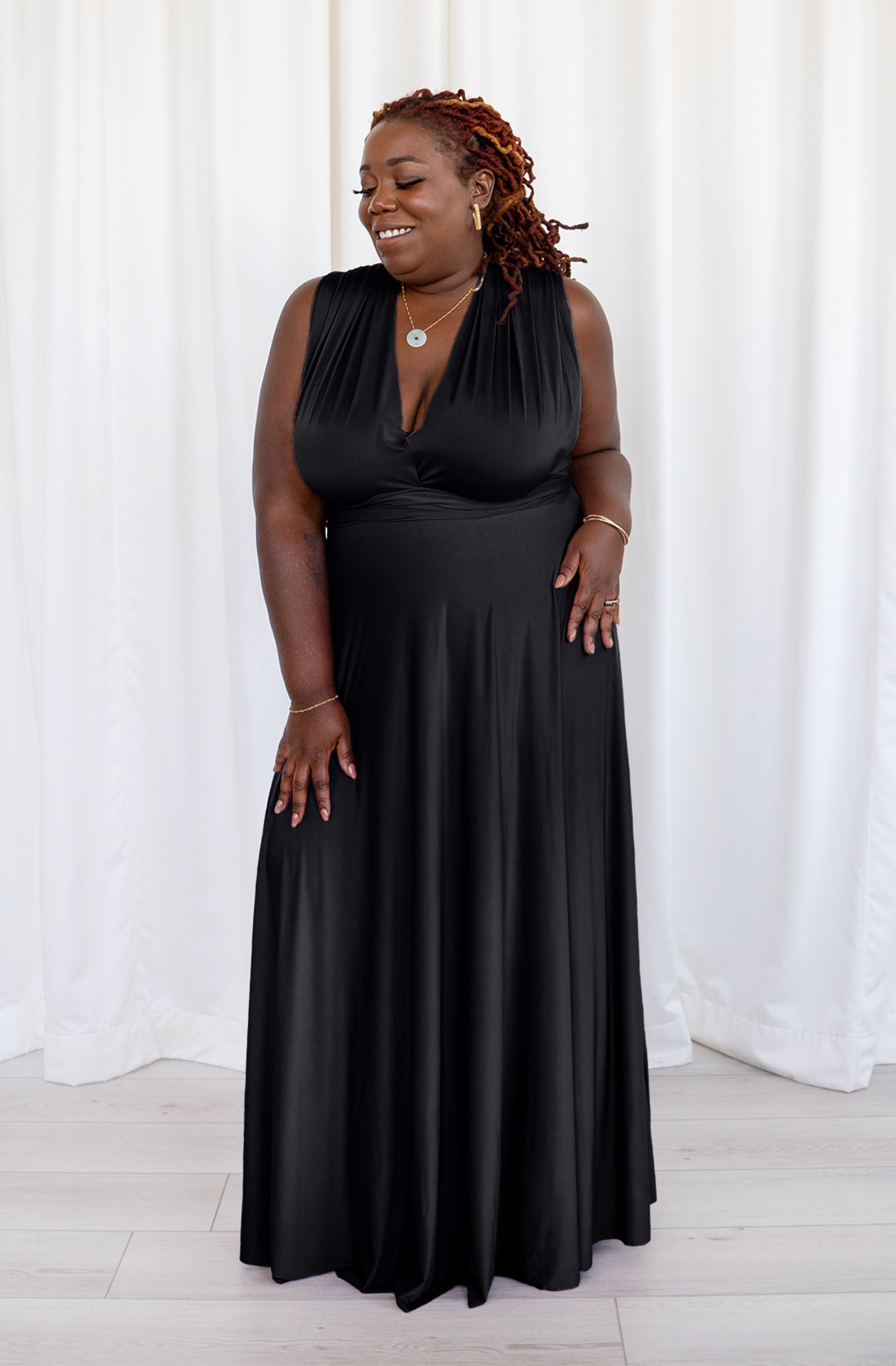 Formal black 2025 maxi dress