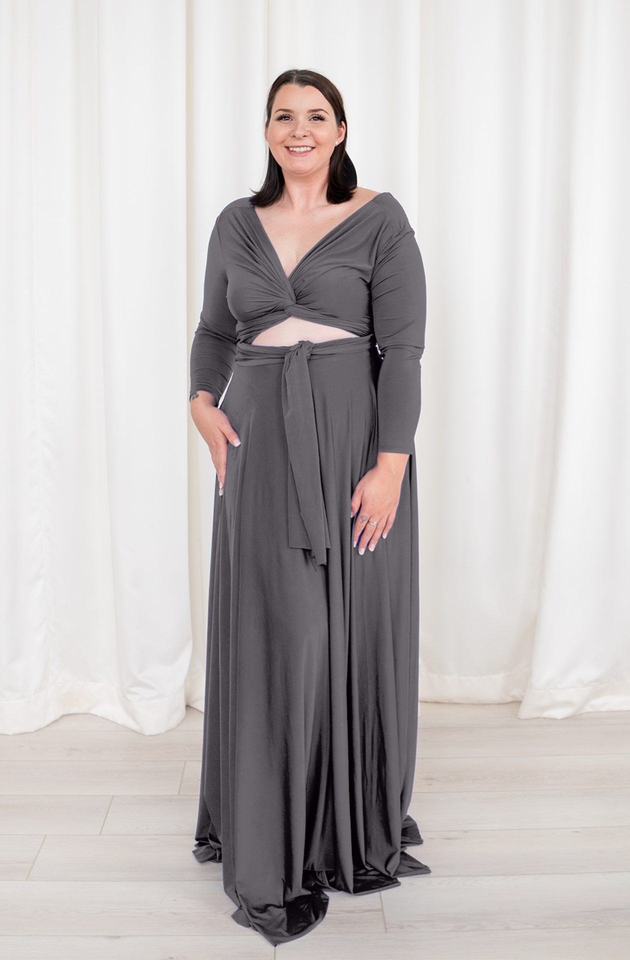 Infinity dress top long sleeves