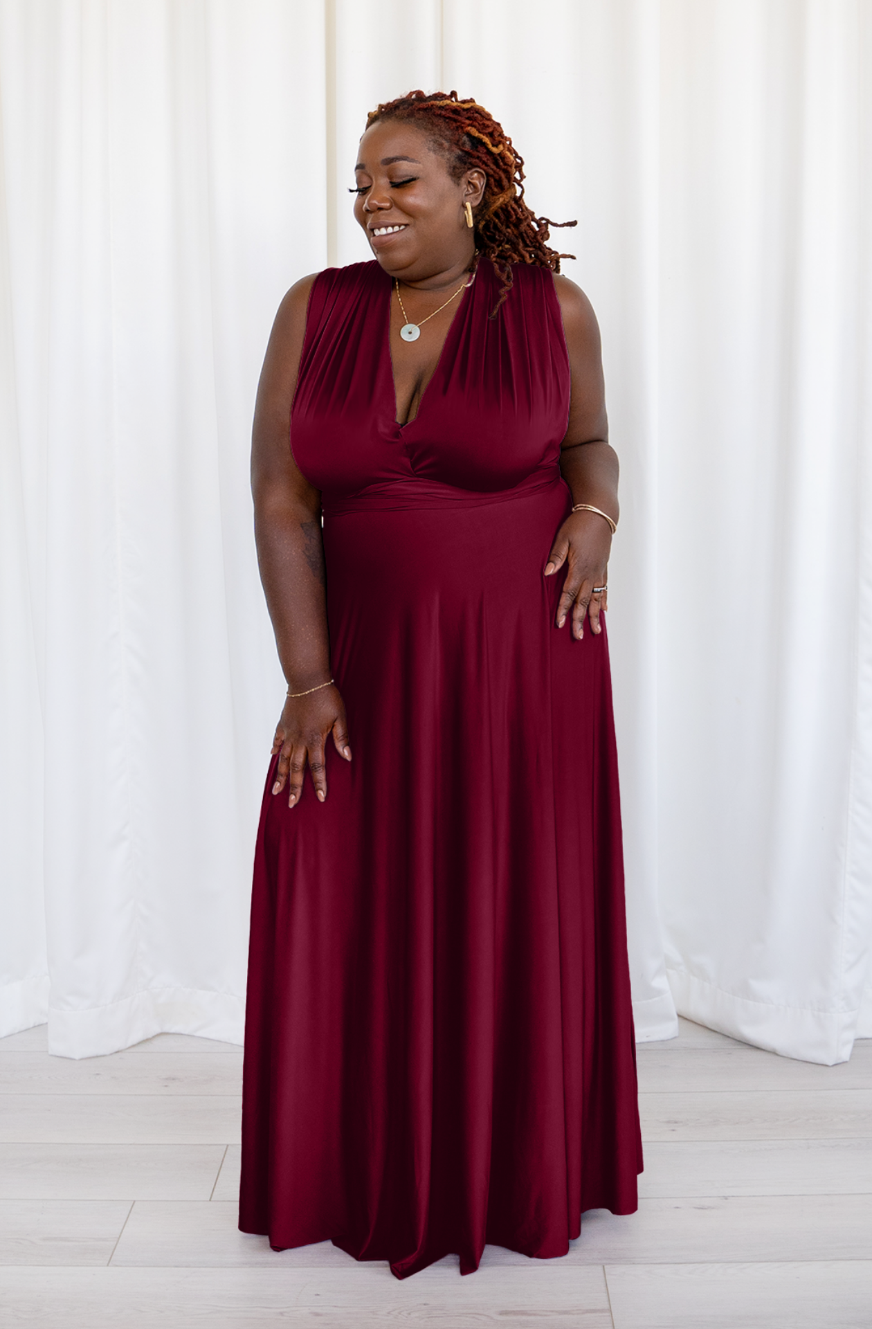 Women s Dresses Henkaa Sakura Maxi Convertible Infinity Dress