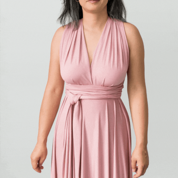 Henkaa Sakura Pink Dress Pink Gif 5 different styles
