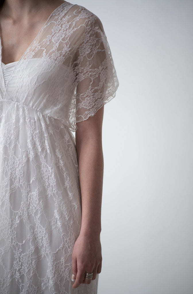 Stylish Set - Daffodil Convertible Maxi Lace Wedding Dress Overlay